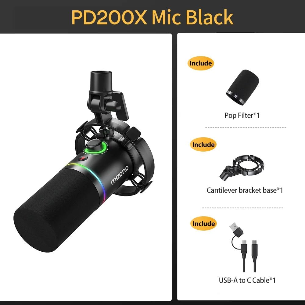  MAONO PD200X USB/XLR Dynamic Microphone
